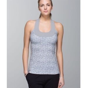 Lululemon | Scoop Neck Tank : Grey Speckled Size 4